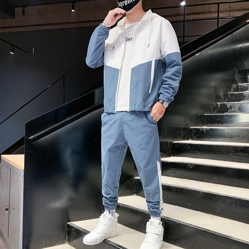 2025 Men Tracksuit Hooded Sportswear Jackets And Pants