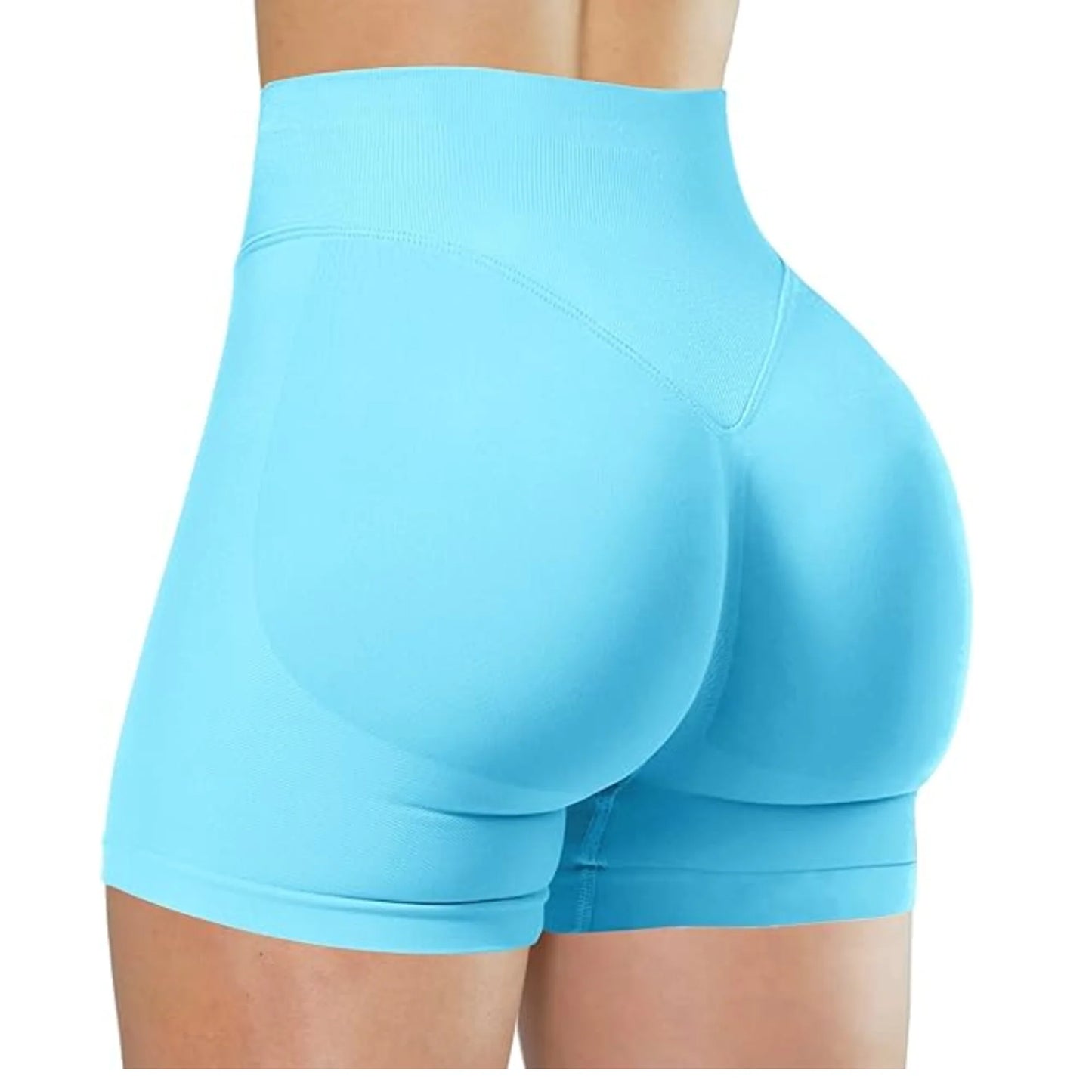 Summer High Waisted Yoga Shorts Fashionable and Sexy Running Fitness Pants Solid Color Yoga Leggings Leggings Women