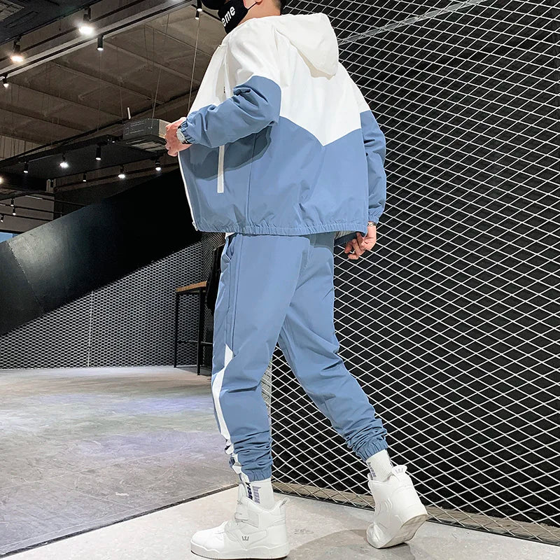 2025 Men Tracksuit Hooded Sportswear Jackets And Pants