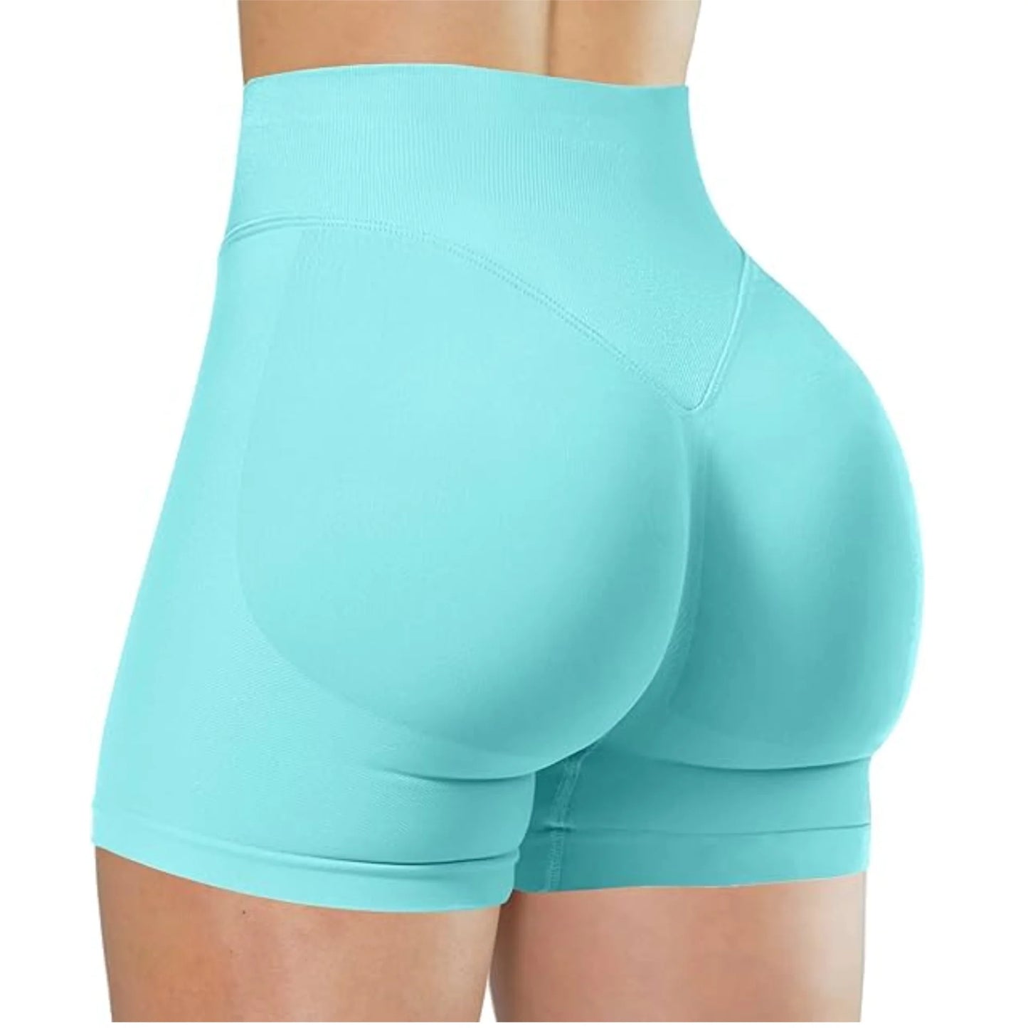 Summer High Waisted Yoga Shorts Fashionable and Sexy Running Fitness Pants Solid Color Yoga Leggings Leggings Women
