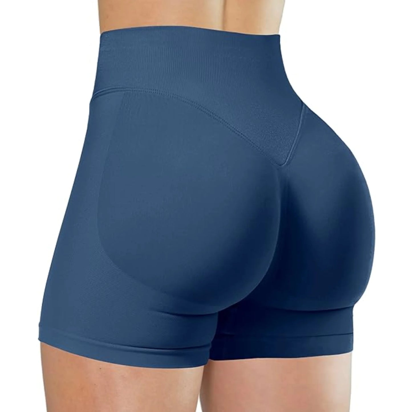 Summer High Waisted Yoga Shorts Fashionable and Sexy Running Fitness Pants Solid Color Yoga Leggings Leggings Women