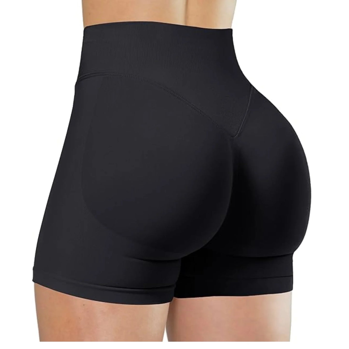 Summer High Waisted Yoga Shorts Fashionable and Sexy Running Fitness Pants Solid Color Yoga Leggings Leggings Women