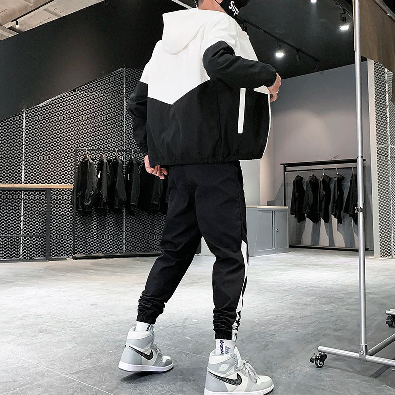 2025 Men Tracksuit Hooded Sportswear Jackets And Pants