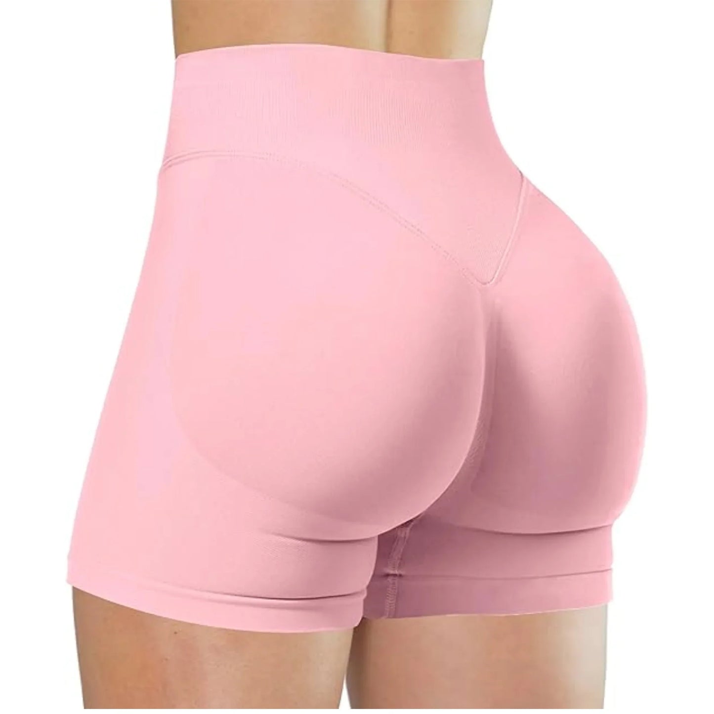 Summer High Waisted Yoga Shorts Fashionable and Sexy Running Fitness Pants Solid Color Yoga Leggings Leggings Women