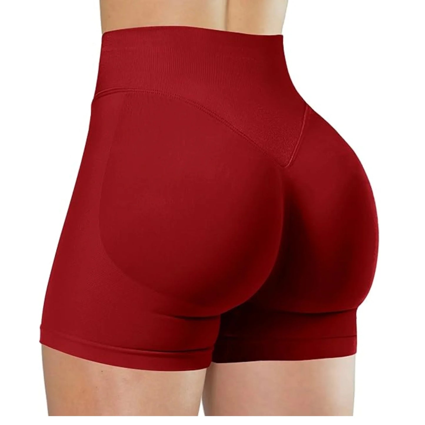 Summer High Waisted Yoga Shorts Fashionable and Sexy Running Fitness Pants Solid Color Yoga Leggings Leggings Women