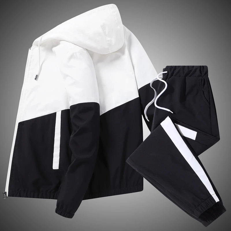 2025 Men Tracksuit Hooded Sportswear Jackets And Pants