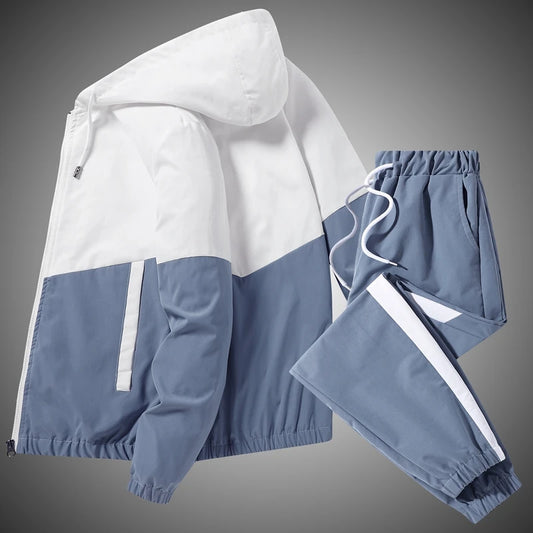 2025 Men Tracksuit Hooded Sportswear Jackets And Pants
